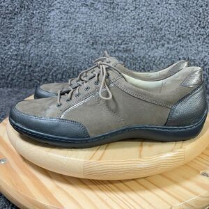 Waldlaufer Shoes Henni Oxford Womens Size 7 Wide Brown Leather Lace Up Sneakers